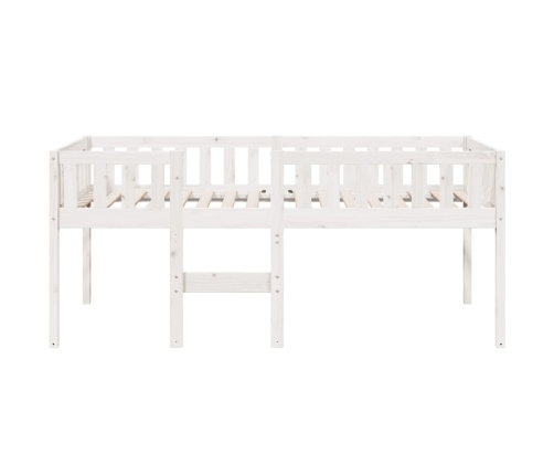 Cama para niños sin colchón madera maciza pino blanca 90x190 cm