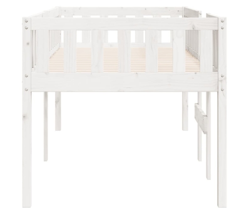 Cama para niños sin colchón madera maciza pino blanca 90x190 cm