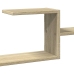 Estante de pared madera ingeniería roble Sonoma 104x15x49 cm