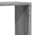 Estantería de pared madera ingeniería gris Sonoma 96x18x60 cm