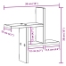 Estantes de pared 2 uds madera ingeniería negro 38x12x38 cm