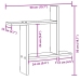 Estantes de pared 2 uds madera ingeniería marrón 50x12x50 cm