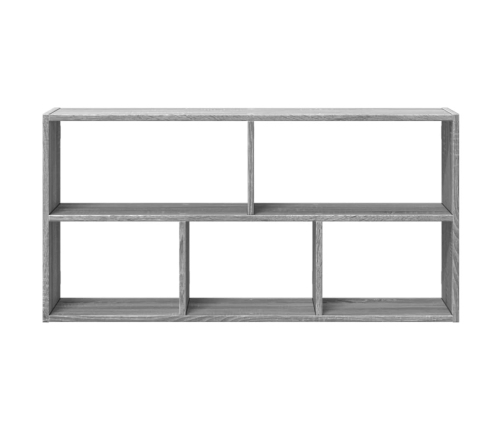 Estantería de pared madera ingeniería gris Sonoma 100x25x50 cm