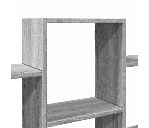 Estantería de pared madera ingeniería gris Sonoma 159x18x66 cm