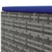 Set de muebles de jardín 6 pzas y cojines ratán sintético gris