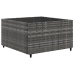 Set de muebles de jardín 7 pzas y cojines ratán sintético gris