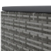 Set de muebles de jardín 6 pzas y cojines ratán sintético gris