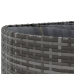 Set de sofás de jardín 7 pzas con cojines ratán sintético gris