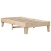 Estructura de cama sin colchón madera maciza de pino 100x200 cm