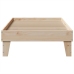 Estructura de cama sin colchón madera maciza de pino 100x200 cm
