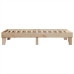 Estructura de cama sin colchón madera maciza de pino 100x200 cm