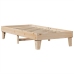 Estructura de cama sin colchón madera maciza de pino 100x200 cm
