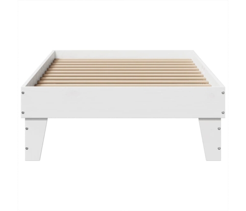 Estructura cama sin colchón madera maciza pino blanca 100x200cm