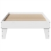 Estructura cama sin colchón madera maciza pino blanca 100x200cm