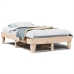 Estructura de cama sin colchón madera maciza de pino 135x190 cm