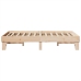 Estructura de cama sin colchón madera maciza de pino 135x190 cm