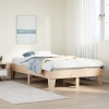 Estructura de cama sin colchón madera maciza de pino 135x190 cm