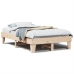 Estructura de cama sin colchón madera maciza de pino 120x190 cm