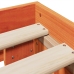Estructura de cama sin colchón madera maciza marrón 120x190 cm