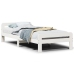 Estructura cama sin colchón madera maciza pino blanca 100x200cm
