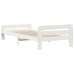 Estructura cama sin colchón madera maciza pino blanca 100x200cm