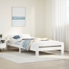 Estructura cama sin colchón madera maciza pino blanca 100x200cm