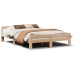 Estructura de cama sin colchón madera maciza de pino 140x190 cm