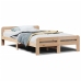 Estructura de cama sin colchón madera maciza de pino 135x190 cm