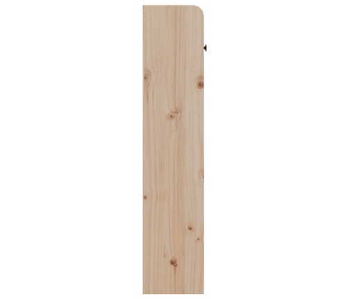 Cabecero de cama con almacenaje madera maciza de pino 200 cm