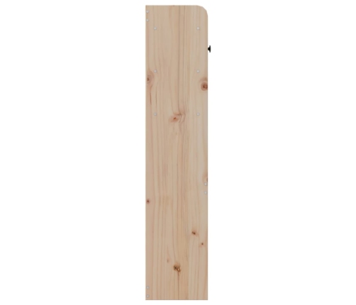 Cabecero de cama con almacenaje madera maciza de pino 180 cm