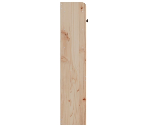 Cabecero de cama con almacenaje madera maciza de pino 160 cm