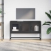 Mueble para TV acero laminado en frío negro 100,5x39x60,5 cm