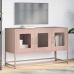 Mueble para TV acero laminado en frío rosa 100,5x39x60,5 cm