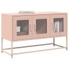 Mueble para TV acero laminado en frío rosa 100,5x39x60,5 cm