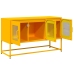 Mueble para TV acero laminado en frío amarillo 100,5x39x60,5 cm