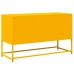 Mueble para TV acero laminado en frío amarillo 100,5x39x60,5 cm