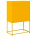 Aparador de acero amarillo mostaza 68x39x107 cm