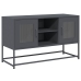 Mueble para TV de acero gris antracita 100,5x39x60,5 cm