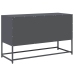 Mueble para TV de acero gris antracita 100,5x39x60,5 cm