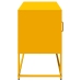 Mueble para TV de acero amarillo mostaza 100,5x39x60,5 cm