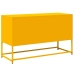 Mueble para TV de acero amarillo mostaza 100,5x39x60,5 cm