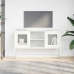 Mueble para TV de acero blanco 100,5x39x60,5 cm