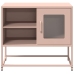 Mueble para TV de acero rosa 68x39x60,5 cm