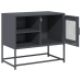 Mueble para TV de acero gris antracita 68x39x60,5 cm