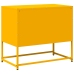 Mueble para TV de acero amarillo mostaza 68x39x60,5 cm