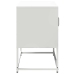 Mueble para TV de acero blanco 68x39x60,5 cm