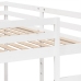 Litera triple madera maciza de pino blanca 200x200/80x200 cm