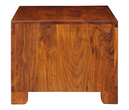 Mesa de centro de madera maciza de acacia 90x50x40 cm