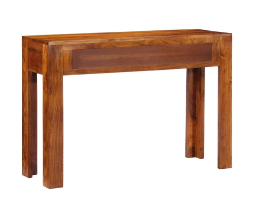 Mesa consola madera maciza de acacia 110x35x75 cm