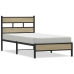 Estructura de cama sin colchón madera roble Sonoma 107x200 cm